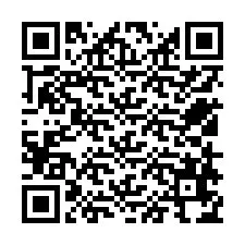 Codice QR per il numero di telefono +12518674533