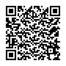 Código QR para número de teléfono +12518674611