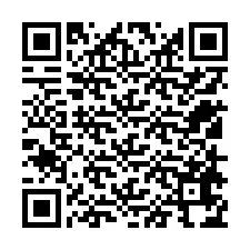 Kode QR untuk nomor Telepon +12518674965