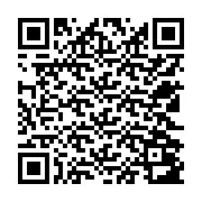 Kode QR untuk nomor Telepon +12522083374