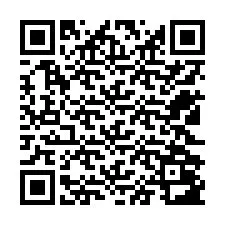 QR код за телефонен номер +12522083375