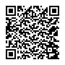 Codice QR per il numero di telefono +12522083755