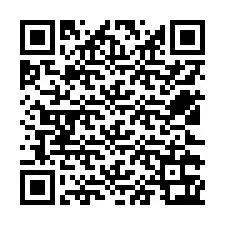 QR-Code für Telefonnummer +12522363843