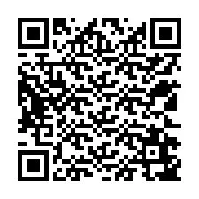 Código QR para número de teléfono +12522647510