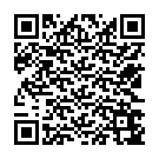 QR-koodi puhelinnumerolle +12523647636