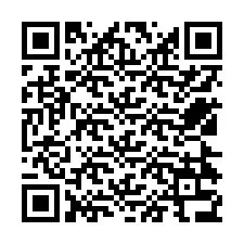 QR kód a telefonszámhoz +12524336407