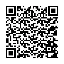 QR код за телефонен номер +12524582548