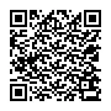 QR код за телефонен номер +12525633368