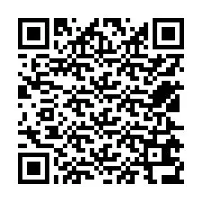 QR код за телефонен номер +12525636057