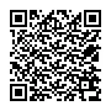 QR-code voor telefoonnummer +12525636683