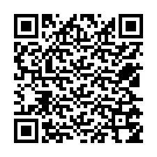 QR код за телефонен номер +12525754063