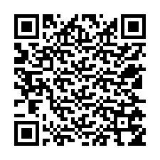 QR-code voor telefoonnummer +12525754094