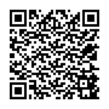 Código QR para número de teléfono +12525841409