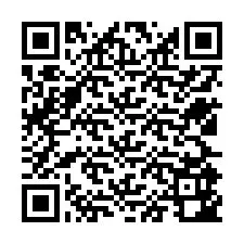 QR-Code für Telefonnummer +12525942322