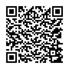 Kode QR untuk nomor Telepon +12526583458