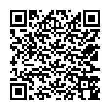 QR-code voor telefoonnummer +12527544436