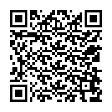 Código QR para número de teléfono +12538676254