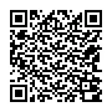 Código QR para número de telefone +12542000015