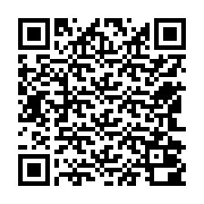 QR-code voor telefoonnummer +12542000156