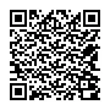 QR-code voor telefoonnummer +12542000363
