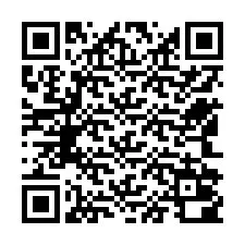 Código QR para número de teléfono +12542000406