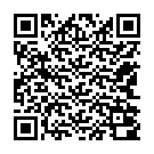 Código QR para número de teléfono +12542000435