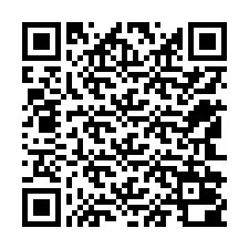 Código QR para número de teléfono +12542000451