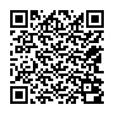 Codice QR per il numero di telefono +12542000459