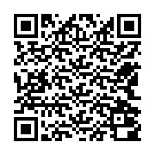 Código QR para número de teléfono +12542000726