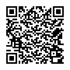 QR-код для номера телефона +12542000757