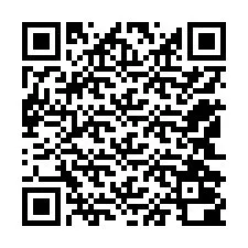 QR-code voor telefoonnummer +12542000775