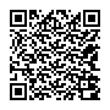 Código QR para número de teléfono +12542000825