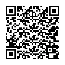 QR-code voor telefoonnummer +12542000834