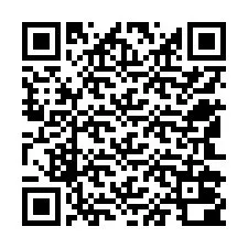 QR код за телефонен номер +12542000854