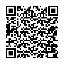 Código QR para número de teléfono +12542000866