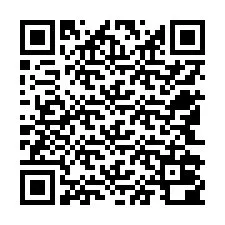 QR Code pour le numéro de téléphone +12542000868