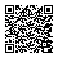Codice QR per il numero di telefono +12542000898