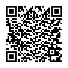 QR код за телефонен номер +12542001474