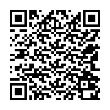 QR Code สำหรับหมายเลขโทรศัพท์ +12542020744