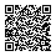 Código QR para número de teléfono +12542025285