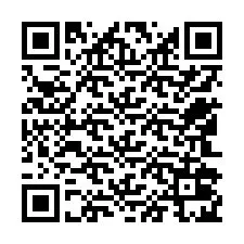 QR Code สำหรับหมายเลขโทรศัพท์ +12542025859