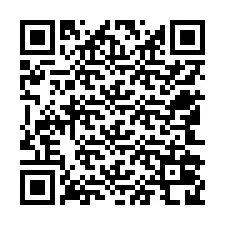 QR код за телефонен номер +12542028848