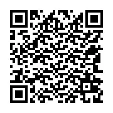 Código QR para número de teléfono +12542029544