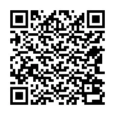 QR код за телефонен номер +12542032942