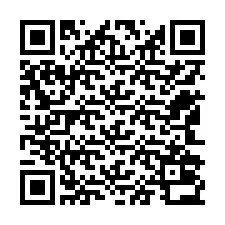 QR-code voor telefoonnummer +12542032945