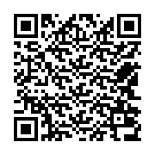 Kod QR dla numeru telefonu +12542036577