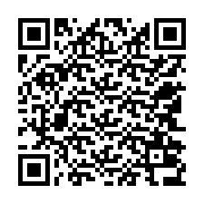 QR код за телефонен номер +12542036578