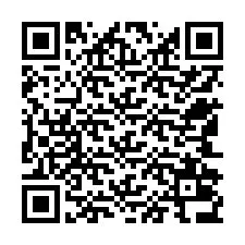 QR-koodi puhelinnumerolle +12542036584