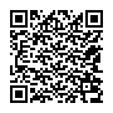 QR-код для номера телефона +12542036585