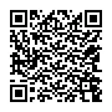 Código QR para número de teléfono +12542048949